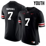 Youth Ohio State Buckeyes #7 Jalin Marshall Black Nike NCAA College Football Jersey February RHZ4744TD